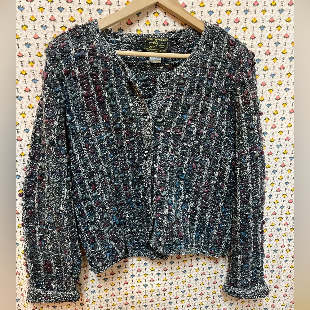 Vintage South Wool Granny Cardigan